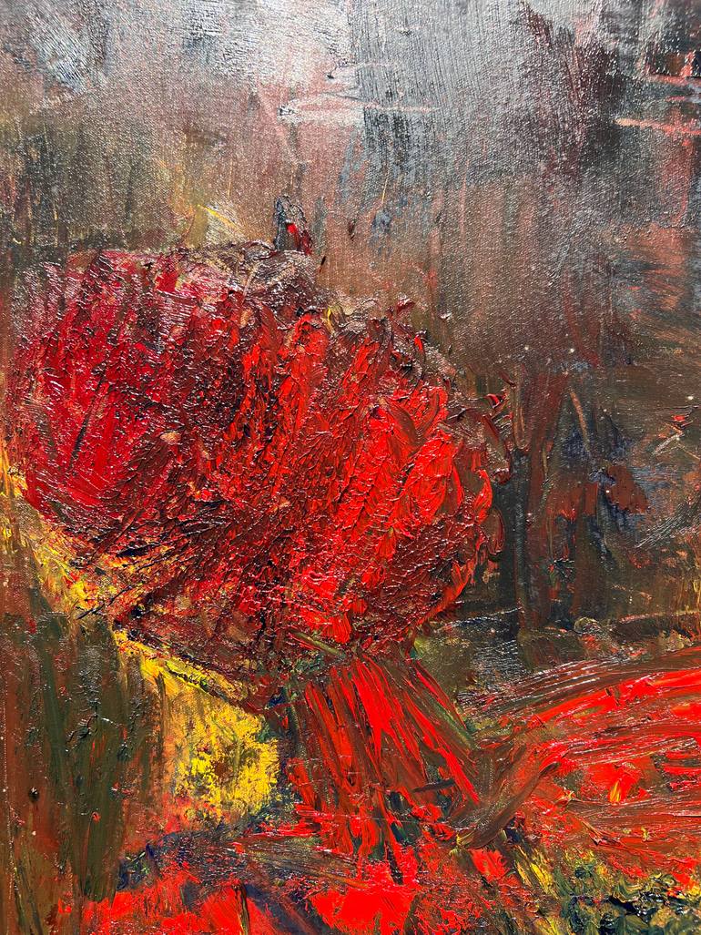 Original Abstract Expressionism Nude Painting by Mirela Fioresy