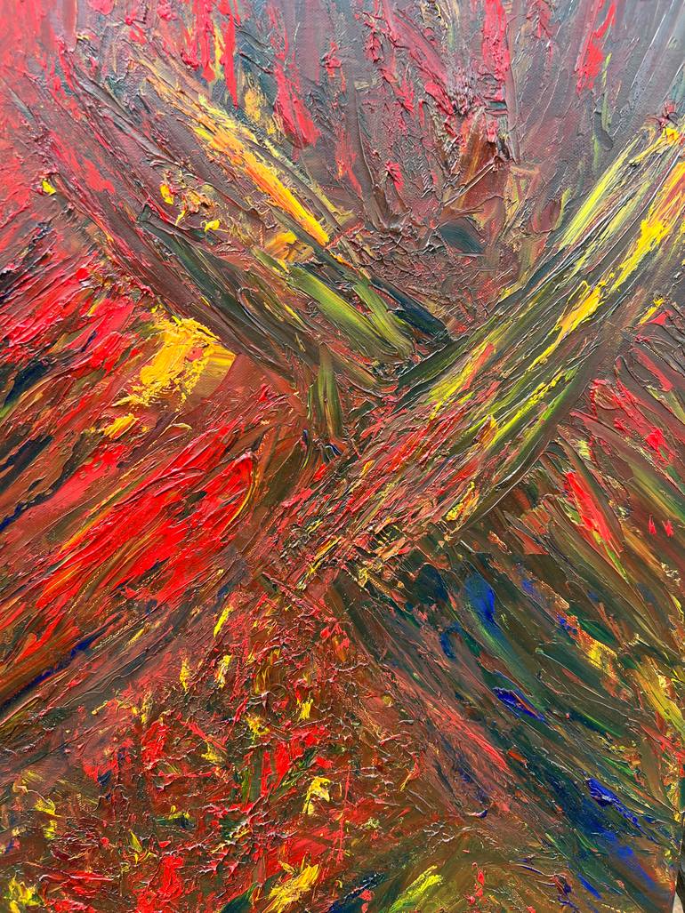 Original Abstract Expressionism Nude Painting by Mirela Fioresy