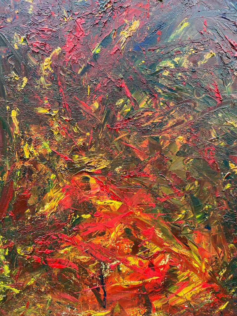 Original Abstract Expressionism Nude Painting by Mirela Fioresy