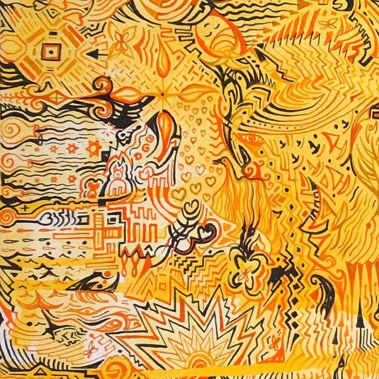Original Conceptual Abstract Painting by Mirela Fioresy