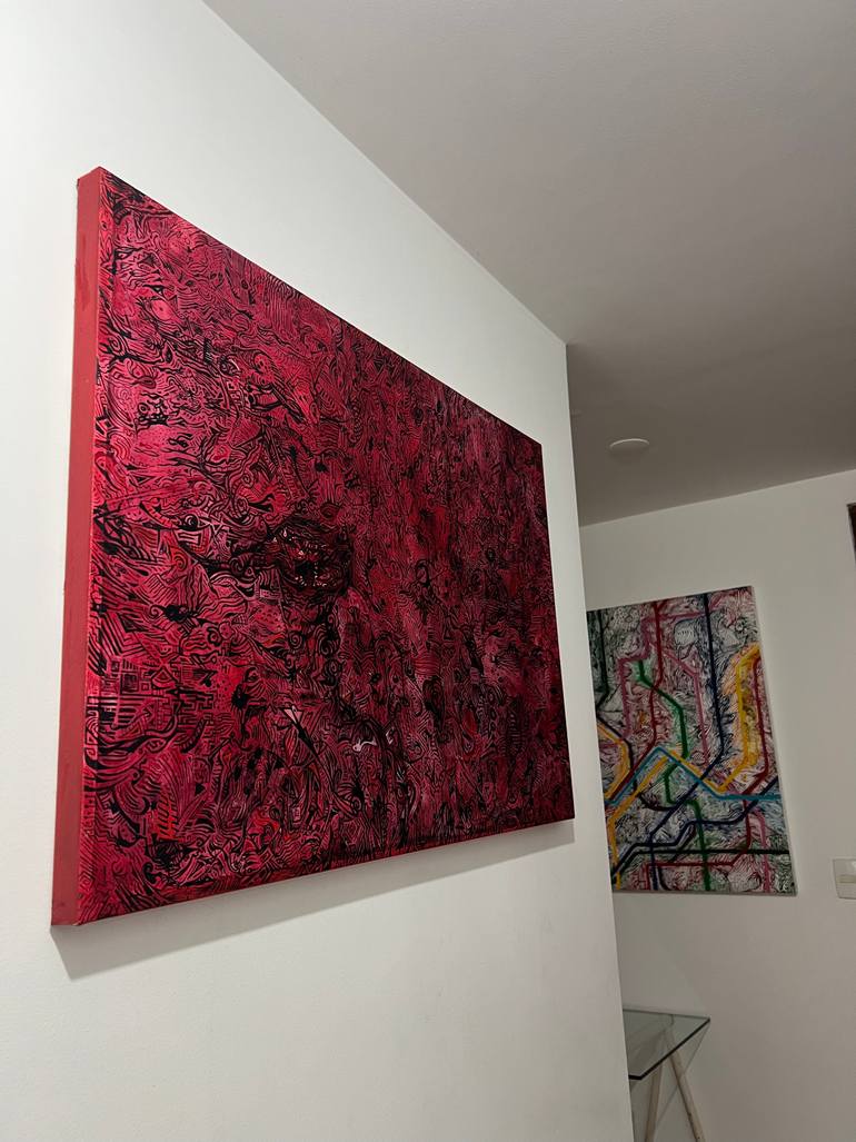 Original Conceptual Abstract Painting by Mirela Fioresy