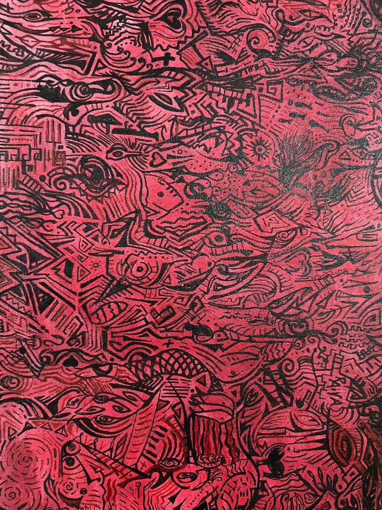 Original Conceptual Abstract Painting by Mirela Fioresy
