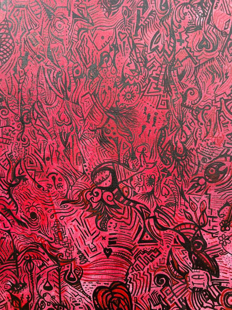 Original Conceptual Abstract Painting by Mirela Fioresy
