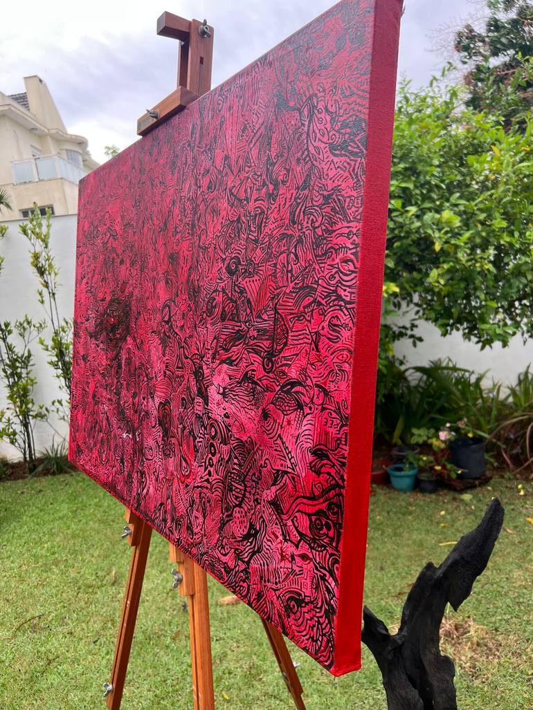 Original Conceptual Abstract Painting by Mirela Fioresy