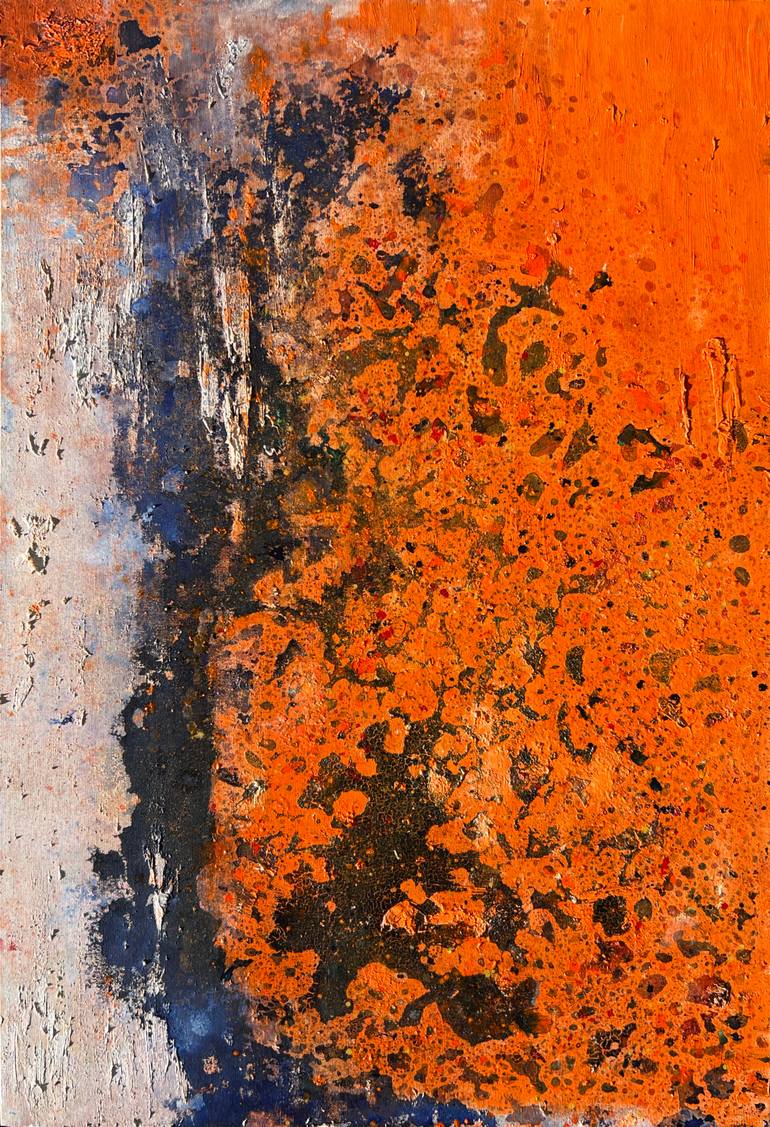 Original Abstract Expressionism Abstract Painting by Mirela Fioresy