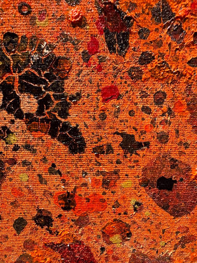 Original Abstract Expressionism Abstract Painting by Mirela Fioresy