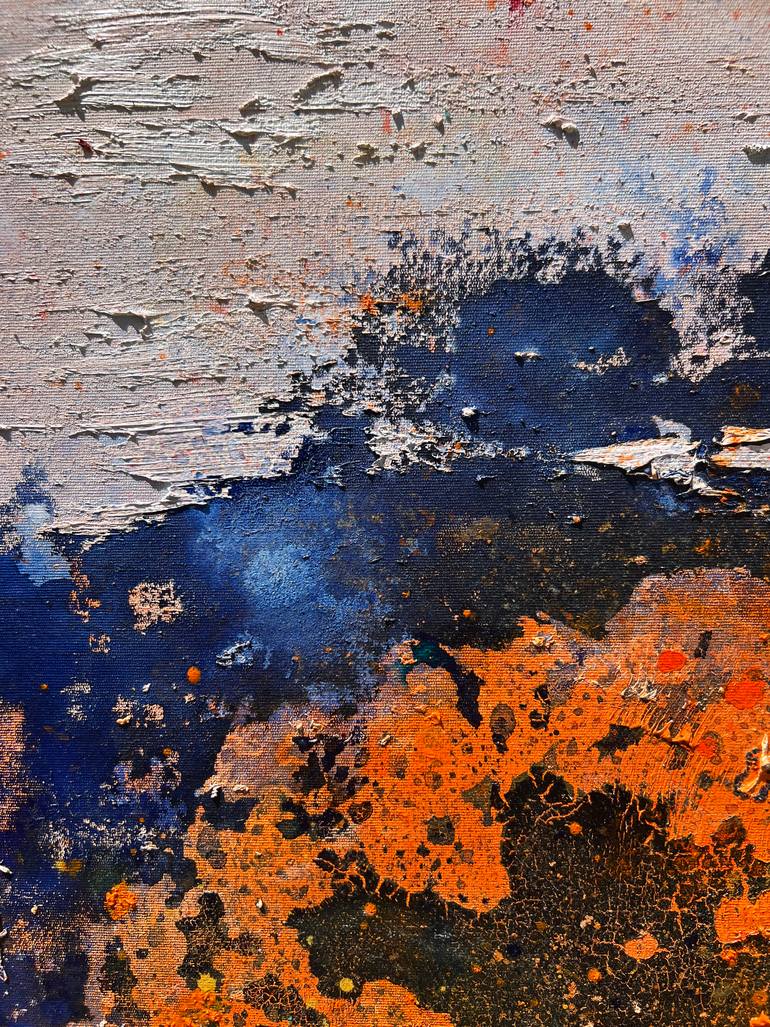 Original Abstract Expressionism Abstract Painting by Mirela Fioresy