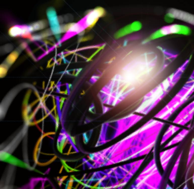 Original Abstract Expressionism Abstract Digital by Jason Lincoln Jeffers
