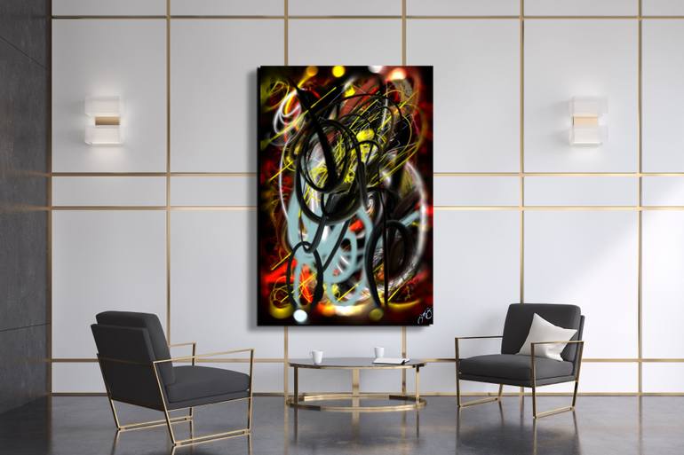 Original Abstract Expressionism Abstract Digital by Jason Lincoln Jeffers