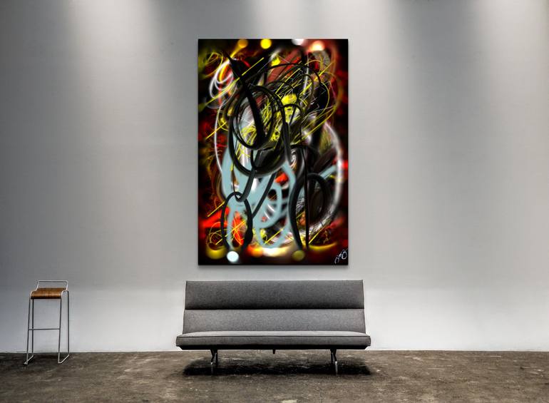 Original Abstract Expressionism Abstract Digital by Jason Lincoln Jeffers