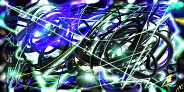 Original Abstract Expressionism Abstract Digital by Jason Lincoln Jeffers