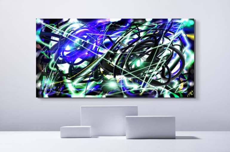 Original Abstract Expressionism Abstract Digital by Jason Lincoln Jeffers