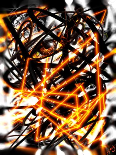 Original Abstract Expressionism Abstract Digital by Jason Lincoln Jeffers