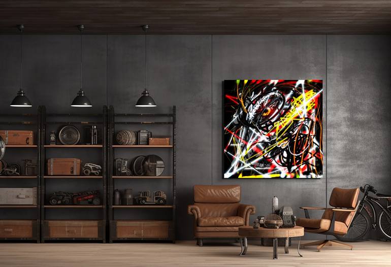 Original Abstract Expressionism Abstract Digital by Jason Lincoln Jeffers