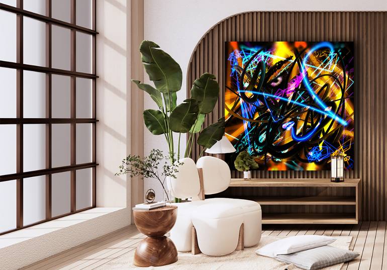 Original Abstract Expressionism Abstract Digital by Jason Lincoln Jeffers