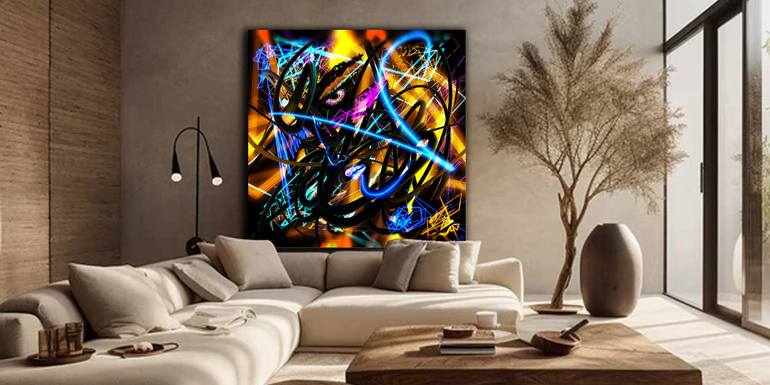 Original Abstract Expressionism Abstract Digital by Jason Lincoln Jeffers