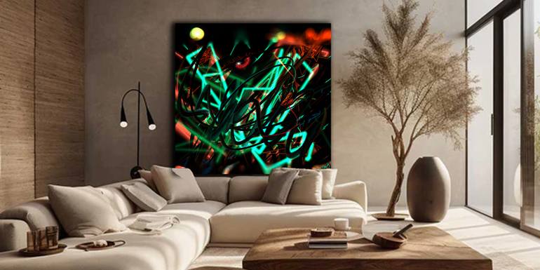 Original Abstract Expressionism Abstract Digital by Jason Lincoln Jeffers