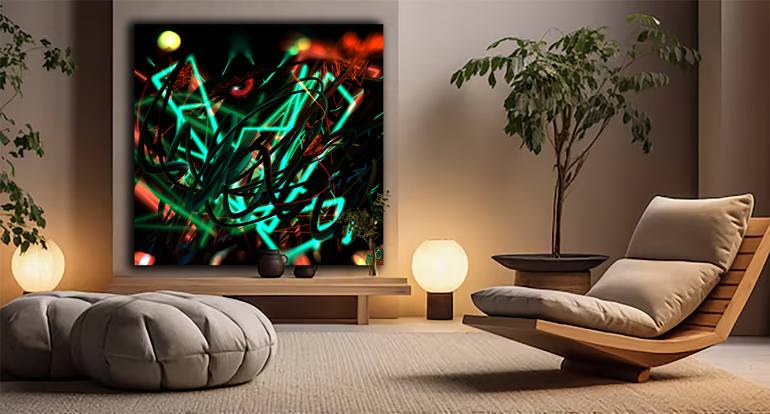 Original Abstract Expressionism Abstract Digital by Jason Lincoln Jeffers