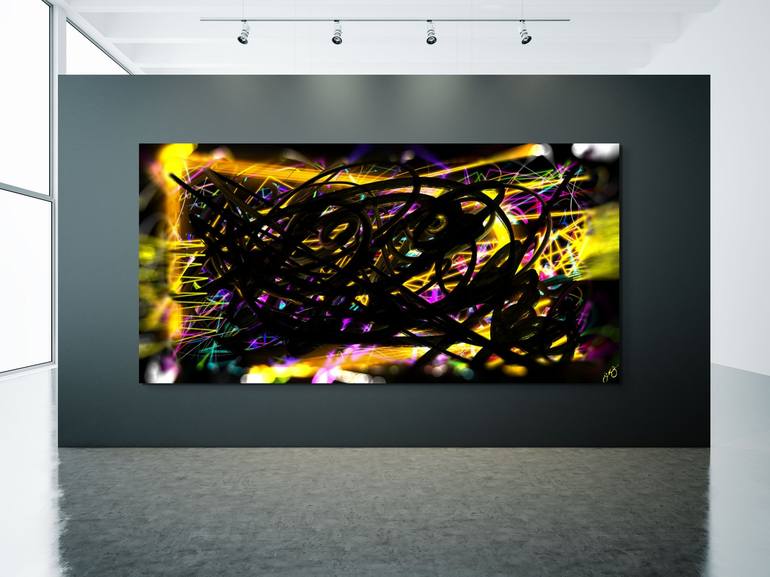 Original Abstract Expressionism Abstract Digital by Jason Lincoln Jeffers