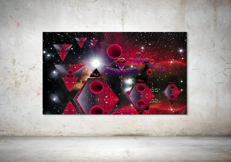 Original Fine Art Outer Space Digital by Jason Lincoln Jeffers