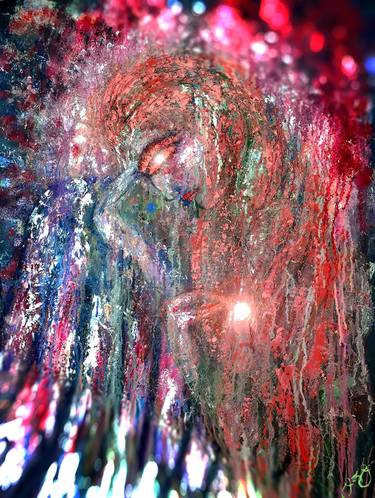 Original Abstract Expressionism Women Digital by Jason Lincoln Jeffers