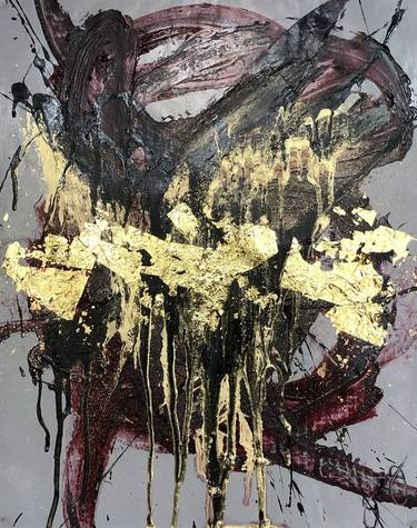 Original Abstract Expressionism Abstract Mixed Media by Jason Lincoln Jeffers