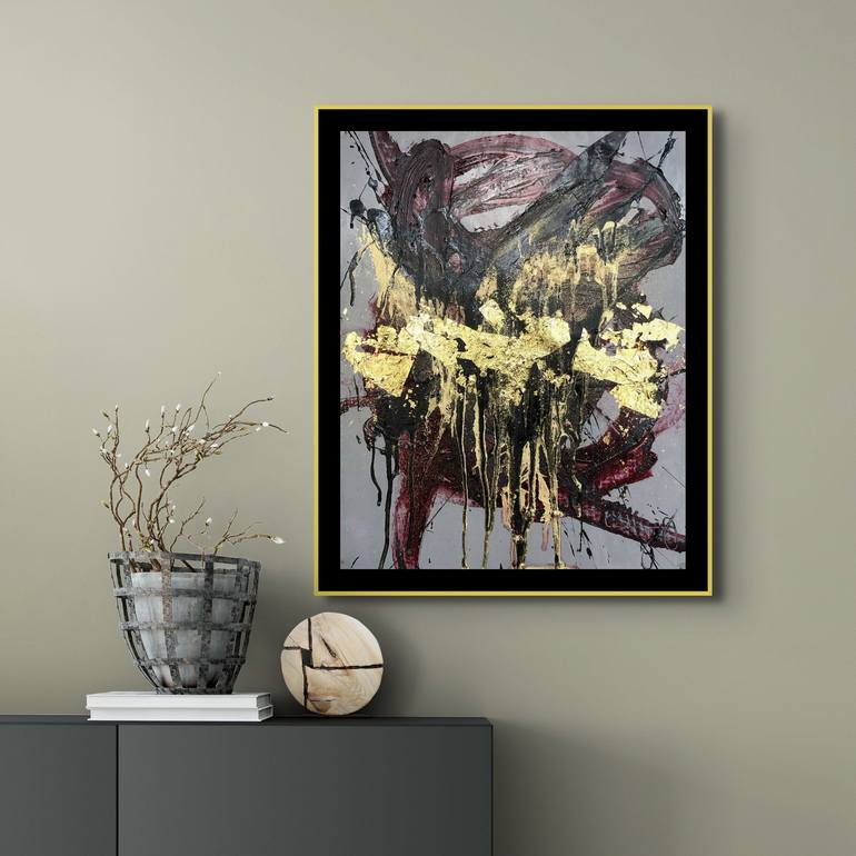 Original Abstract Expressionism Abstract Mixed Media by Jason Lincoln Jeffers