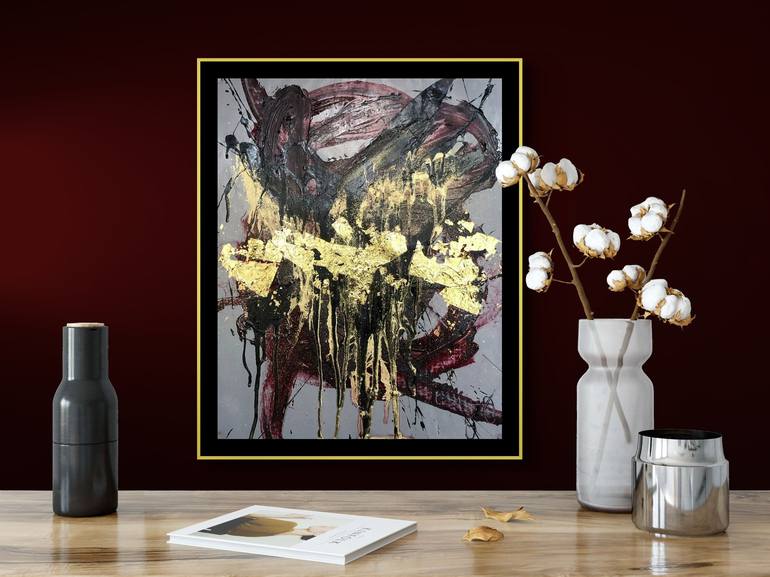 Original Abstract Expressionism Abstract Mixed Media by Jason Lincoln Jeffers