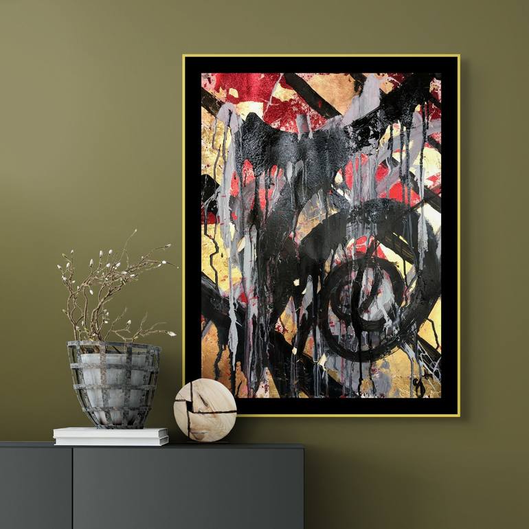 Original Abstract Expressionism Abstract Painting by Jason Lincoln Jeffers