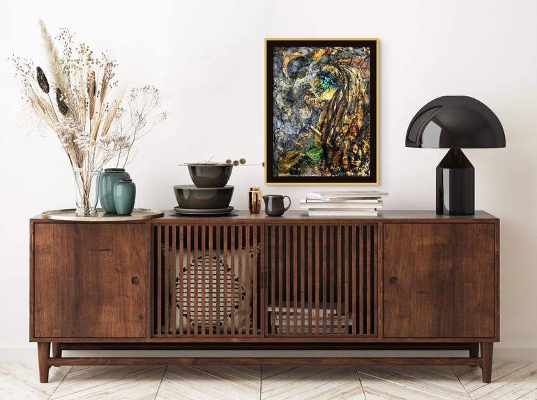 Original Abstract Expressionism Women Mixed Media by Jason Lincoln Jeffers