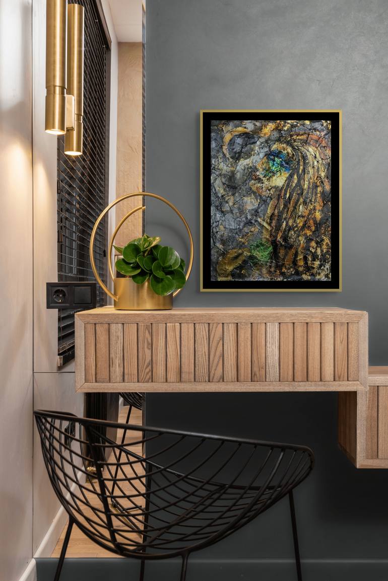 Original Abstract Expressionism Women Mixed Media by Jason Lincoln Jeffers