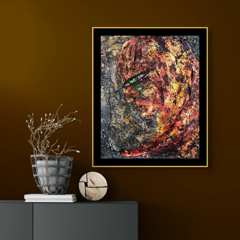 Original Abstract Expressionism Women Mixed Media by Jason Lincoln Jeffers
