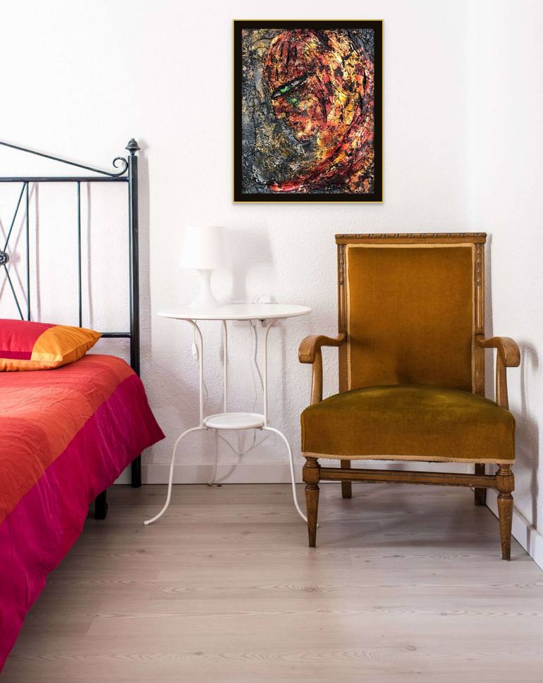 Original Abstract Expressionism Women Mixed Media by Jason Lincoln Jeffers