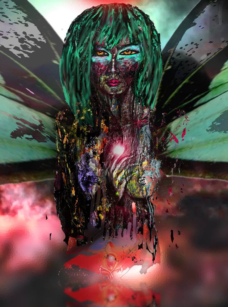 Original Abstract Expressionism Women Digital by Jason Lincoln Jeffers