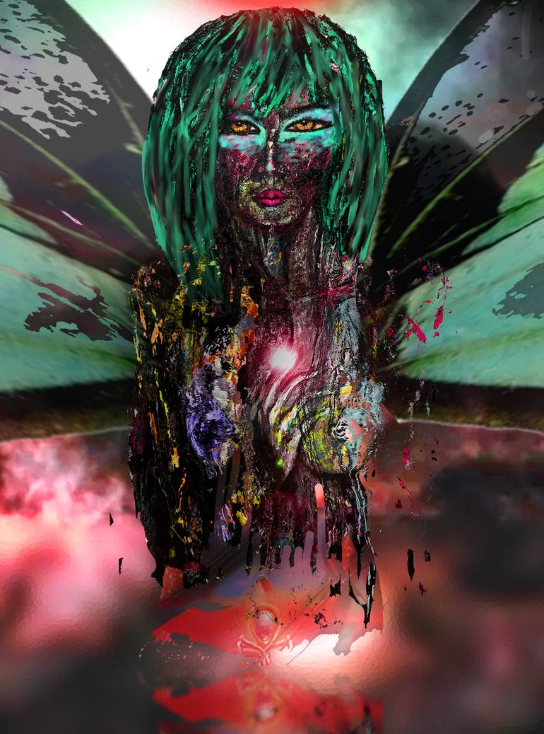 Original Abstract Expressionism Women Digital by Jason Lincoln Jeffers