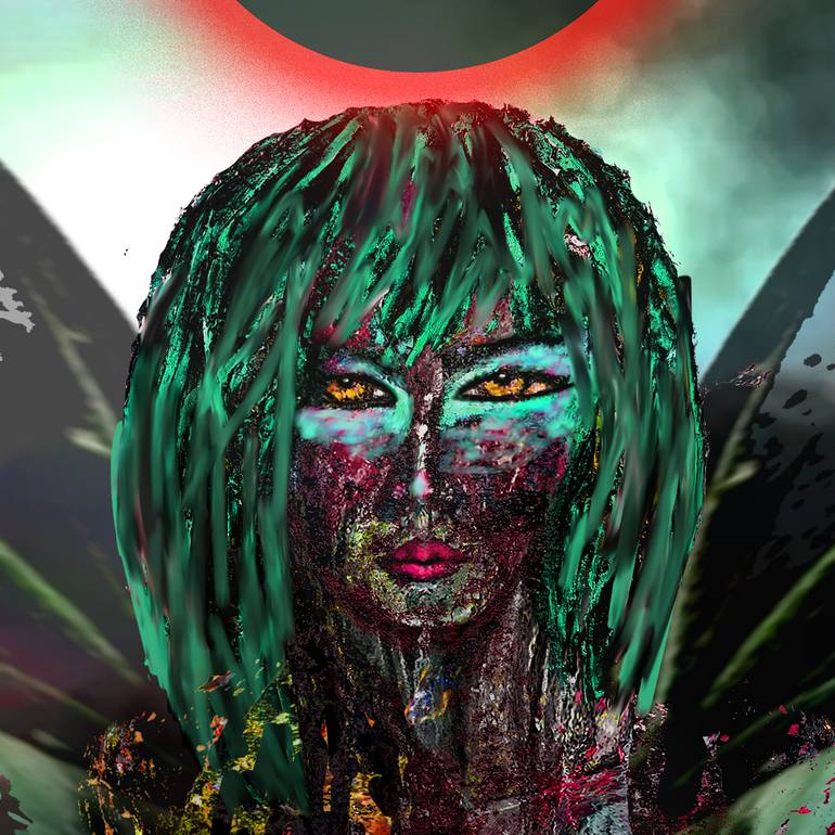 Original Abstract Expressionism Women Digital by Jason Lincoln Jeffers