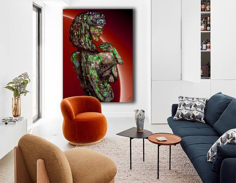 Original Abstract Expressionism Women Digital by Jason Lincoln Jeffers