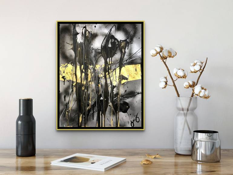 Original Abstract Expressionism Abstract Mixed Media by Jason Lincoln Jeffers