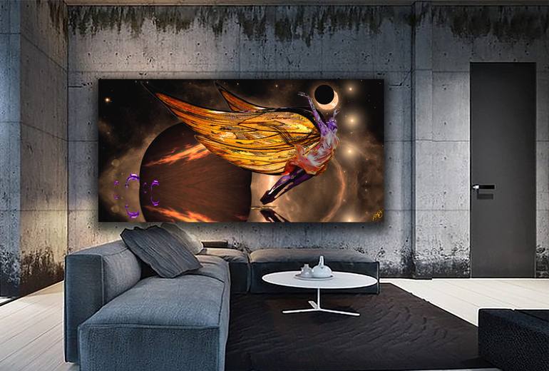 Original Abstract Expressionism Women Digital by Jason Lincoln Jeffers