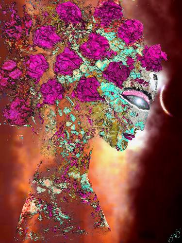 Original Abstract Expressionism Women Digital by Jason Lincoln Jeffers