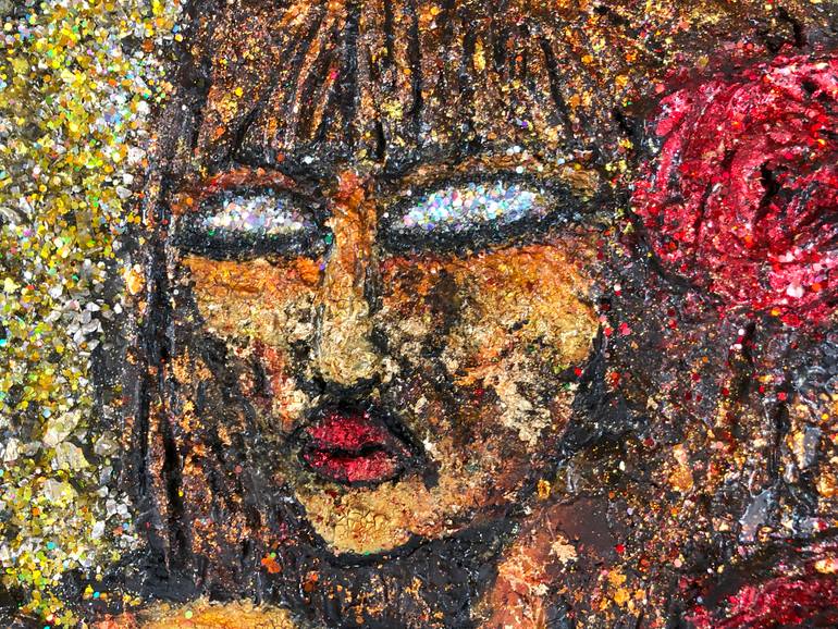 Original Abstract Women Mixed Media by Jason Lincoln Jeffers