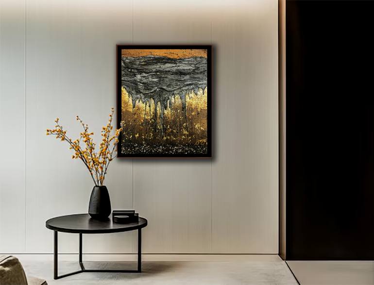 Original Abstract Expressionism Abstract Mixed Media by Jason Lincoln Jeffers