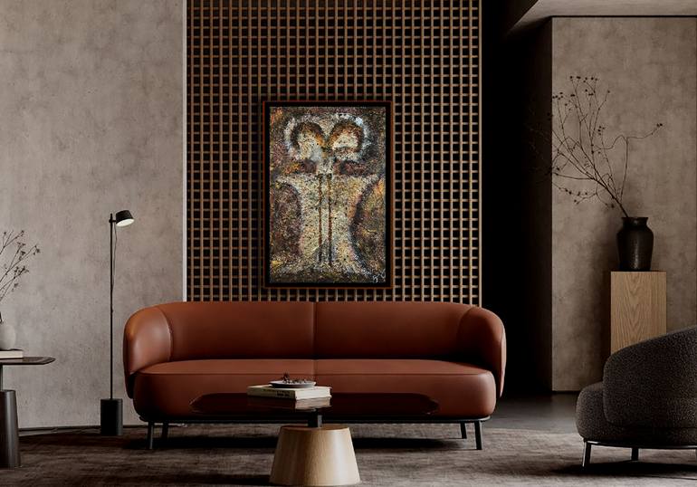 Original Algorithmic Abstract Mixed Media by Jason Lincoln Jeffers