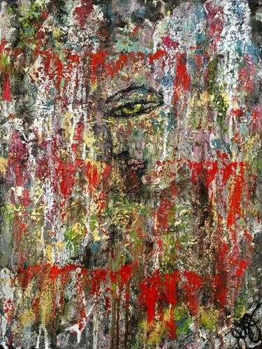 Original Abstract Portrait Paintings by Jason Lincoln Jeffers