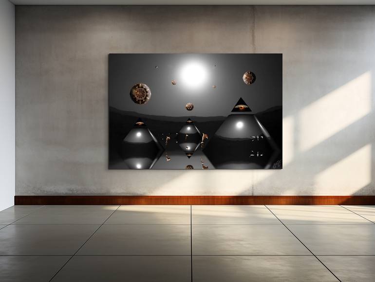 Original Modernism Geometric Digital by Jason Lincoln Jeffers