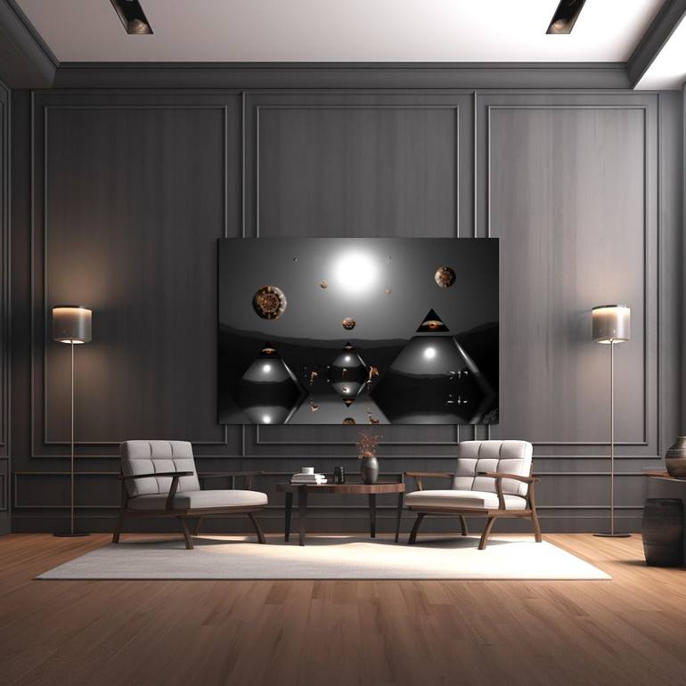 Original Modernism Geometric Digital by Jason Lincoln Jeffers