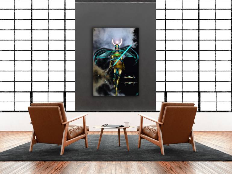 Original Abstract Expressionism Women Digital by Jason Lincoln Jeffers