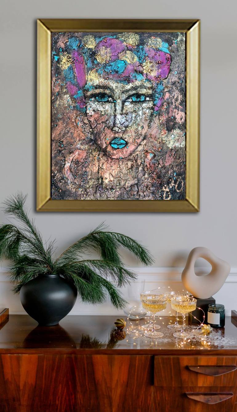 Original Abstract Expressionism Women Painting by Jason Lincoln Jeffers