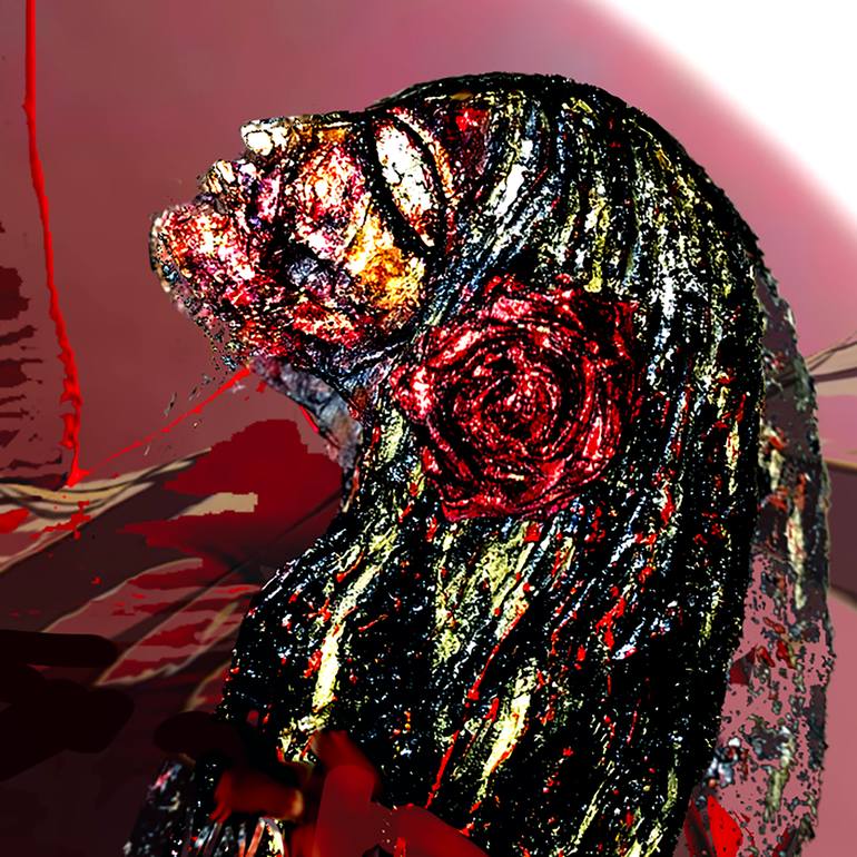 Original Abstract Expressionism Women Digital by Jason Lincoln Jeffers