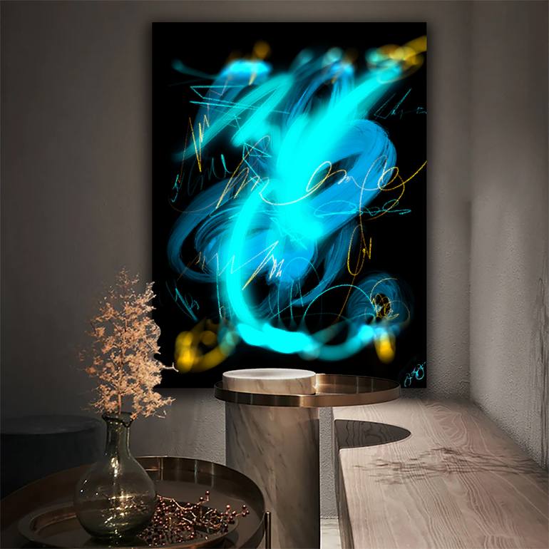 Original Abstract Expressionism Abstract Digital by Jason Lincoln Jeffers